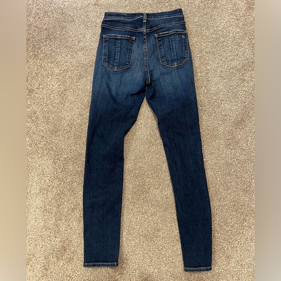 Rag and Bone destroyed high rise jeans. Size 29. - Picture 7 of 12